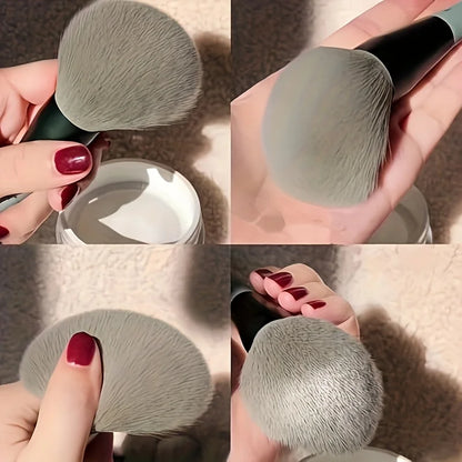 13 makeup brushes+2 puff set with portable storage bag, animal hair makeup brush set, soft and not stiff for beginners - AMULET RING STORE