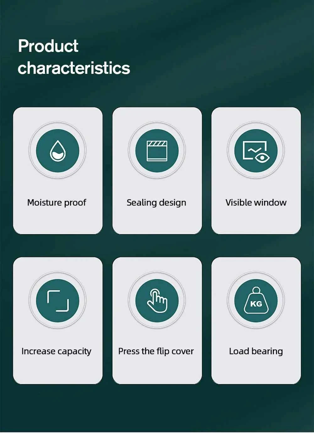 Moisture Proof Insect Proof Rice Box 5/10KG Grain Sealed Jar Kitchen Container Bucket Storage Pet Dog Food Box with Bullet Lid