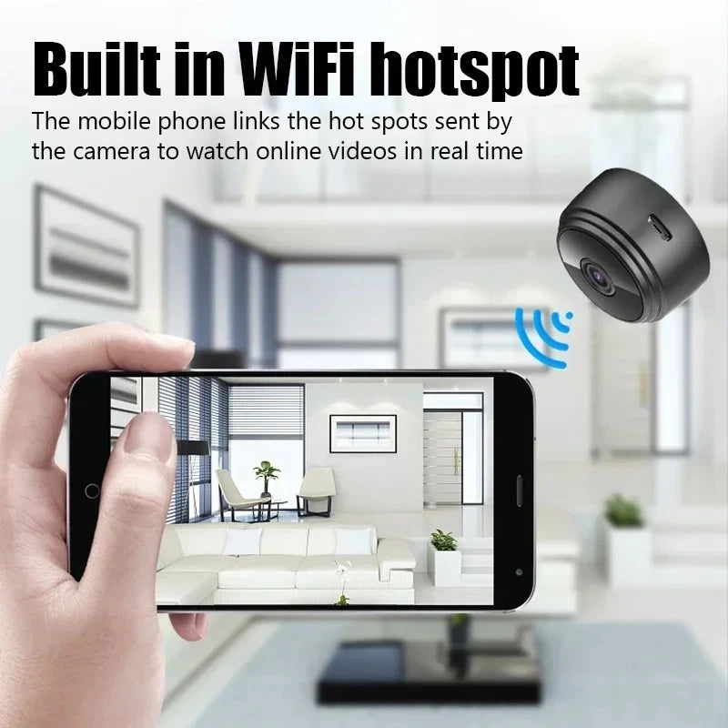 A9 WiFi Mini Camera Wireless Video Recorder Security Protection Camera Smart Home Monitoring Camera For Infants And Pets - AMULET RING STORE
