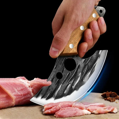 2024new Outdoor Pick Bones Dedicated Knife Hand-Forged Meat Cutting Knife Slaughter Professional Meat Selling Knife - AMULET RING STORE