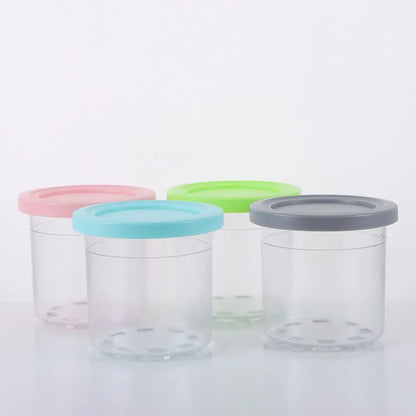2/4pcs Ice Cream Pints Cup Ice Cream Containers With Lids For Ninja Creami Pints For Nc301 Nc300 Nc299amz Series Ice Cream Maker - AMULET RING STORE
