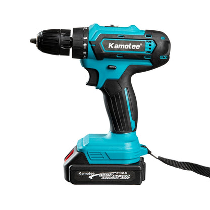 Kamolee 10mm Cordless Electric Impact Drill Electric Screwdriver Home DIY Power Tools For Makita 18V Battery - AMULET RING STORE