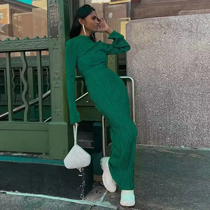 Dulzura Black Long Sleeve Dress - Winter Fashion - AMULET RING STORE