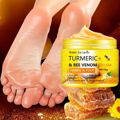 Turmeric Bee Venom Anti-Drying Crack Foot Cream Hand Cracked Repair Skin Removal Care Cream Dead Feet Hand Skin - AMULET RING STORE