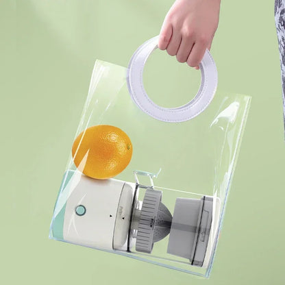 Portable Electric Juicer USB Charging Orange Lemon Fruit Blender Mini Household Juice Squeezer Mixer Citrus Juicer for Travel - AMULET RING STORE