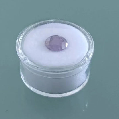 Transperant Square Diamond Jewelry Storage Box Stone Display Case Round Gemstone Organizer 1Pc Small Coin Ring Travel Gift Box - AMULET RING STORE