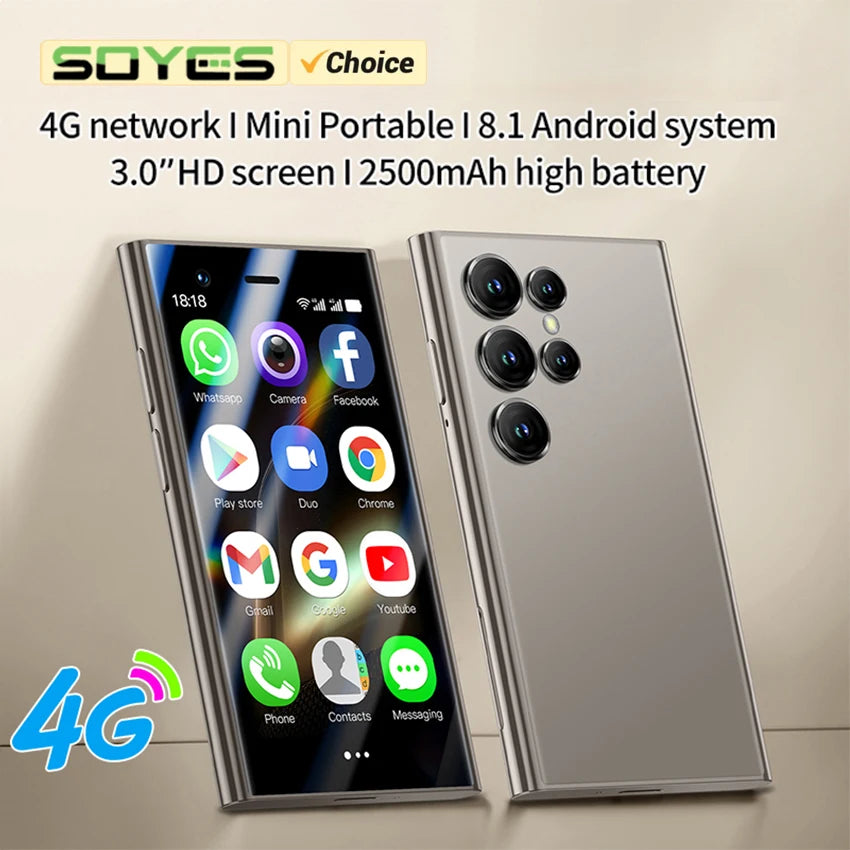 SOYES S24 Pro Max 4G Version 3.0 Inch Android8.1 Smartphone 2GB RAM 16GB ROM Dual SIM Standby 2500mAh Compact Mobile Phone - AMULET RING STORE