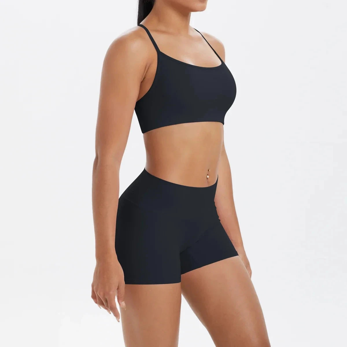 2PCS Yoga Set Nude Feeling Workout Sets Women Tracksuit Gym Push Up Fitness Running Workout Sportwear Sport Bra Leggings Suit