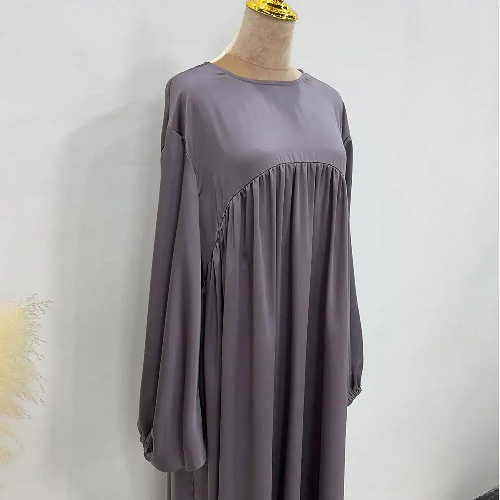 Plain Muslim Abaya Long Dress - Islamic Clothing - AMULET RING STORE