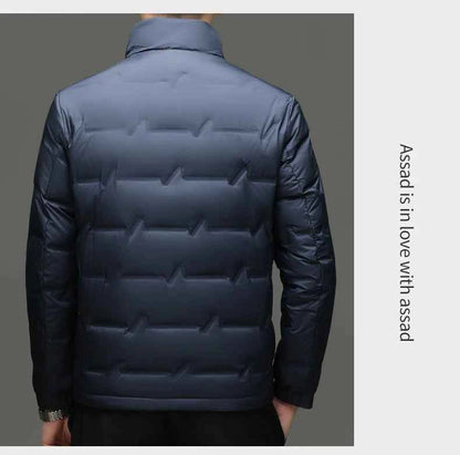 Winter Down Jacket 2026 Light Luxury Brand Men's Coat 90% White Duck Down Lining Outdoor Leisure Sports Men's Jacket