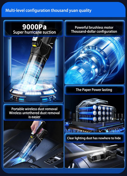 Xiaomi Wireless Vacuum Cleaner Charging Strong Suction Power For Home Car Handheld Carpet Window Crevice Groove Vacuum Cleaner - AMULET RING STORE