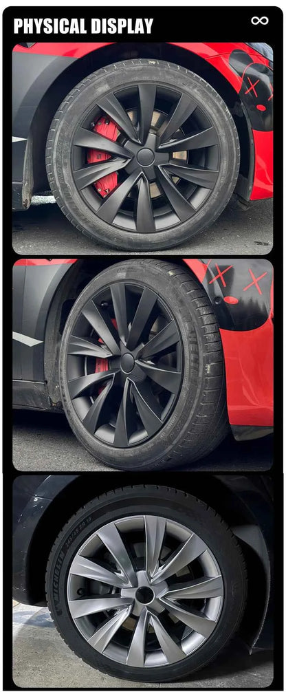 4PCS Wheel Cover 18 Inch for Tesla Model 3 Aero HubCap Performance Replacement Wheels 2018-2023 Full Rim Car Accessories 2022