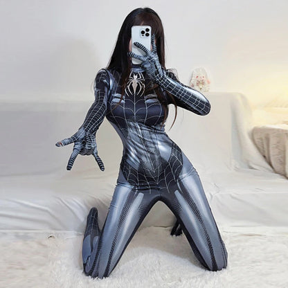 Spider Man Costume Movie Superhero Cosplay Bodysuit Suit Avengers Cosplay Venom Spider Man Corset for Women Girl Spandex Suit - AMULET RING STORE