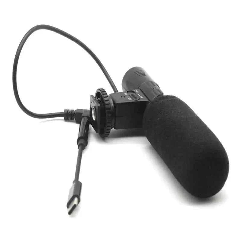3.5mm Mic-01 DV Stereo Microphone For Canon Nikon DSLR Camcorder Utility Camera Professional Interview News Recording Microphone