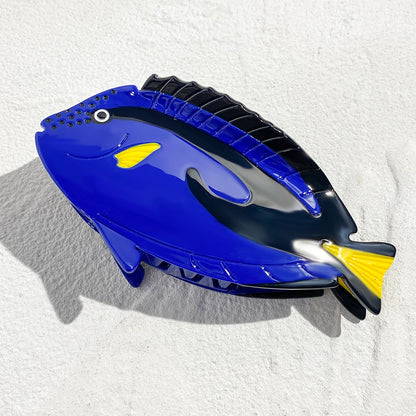 Creative Funny Acetate Tortoise Sturgeon Fish Shark Hairpin Oversize Marine Animal Barrettes Thick Hair Clip Claw Accessories - AMULET RING STORE