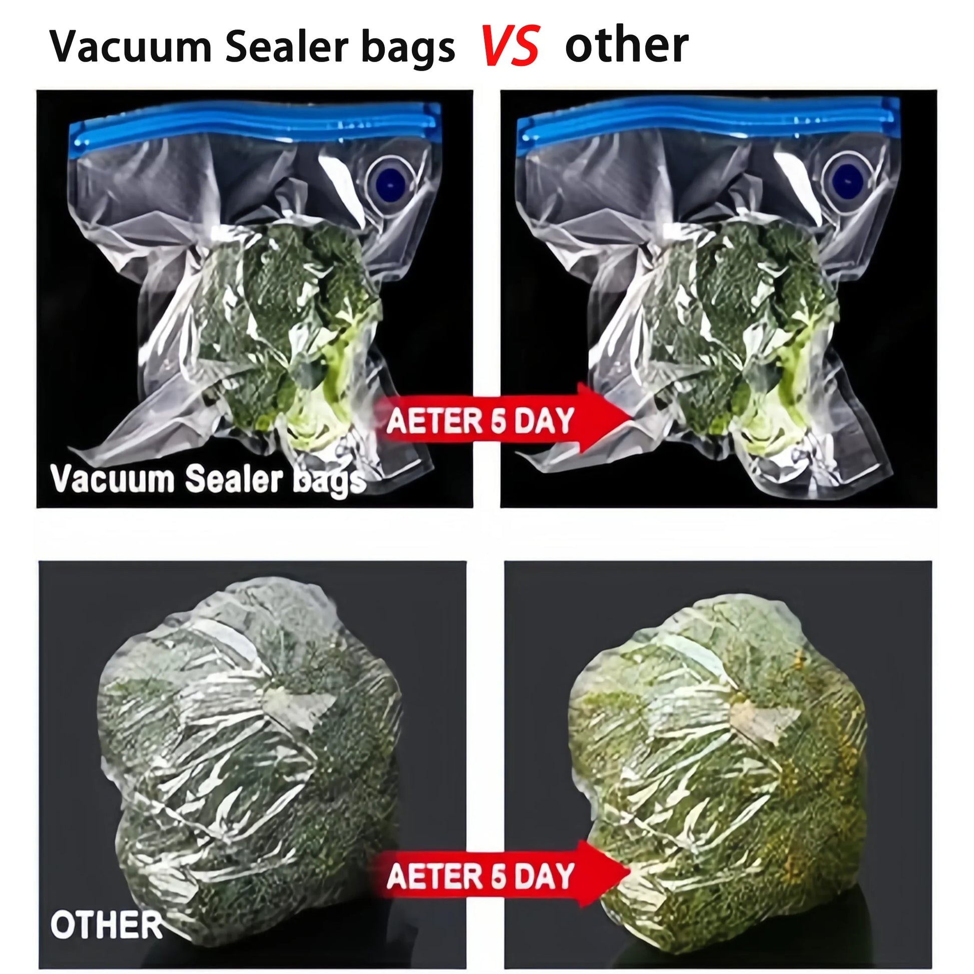 high-quality food handheld vacuum sealer Portable & Rechargeable Vacuum Sealer (Vacuum Sealers+ 30 reusable vacuum seal bags - AMULET RING STORE