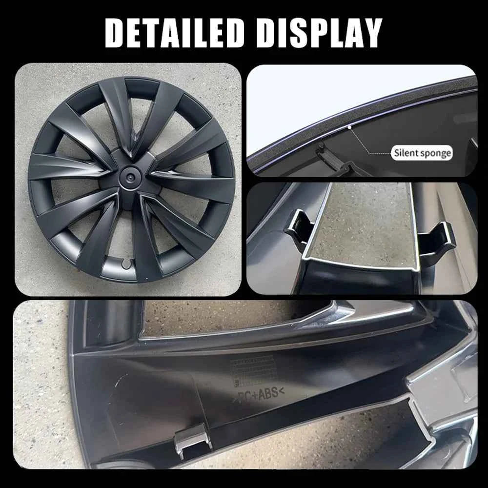 4PCS Wheel Cover 18 Inch for Tesla Model 3 Aero HubCap Performance Replacement Wheels 2018-2023 Full Rim Car Accessories 2022