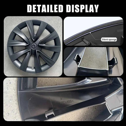 4PCS Wheel Cover 18 Inch for Tesla Model 3 Aero HubCap Performance Replacement Wheels 2018-2023 Full Rim Car Accessories 2022