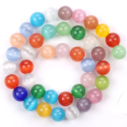 45 Styles Natural Stone Beads Amethyst Purple Jades Agate Crystal Glass Beads Jewelry Making Findings DIY Bracelet Accessories - AMULET RING STORE