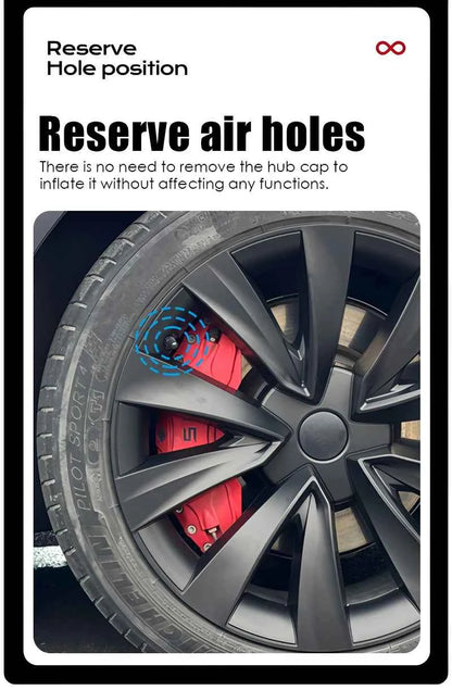 4PCS Wheel Cover 18 Inch for Tesla Model 3 Aero HubCap Performance Replacement Wheels 2018-2023 Full Rim Car Accessories 2022