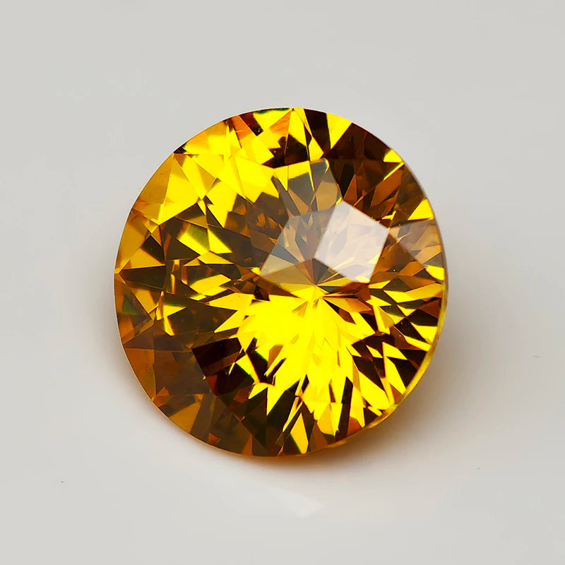 New 5A Quality Round Colored Empire Cut Cubic Zirconia Stones Loose Gemstone for Jewelry Making