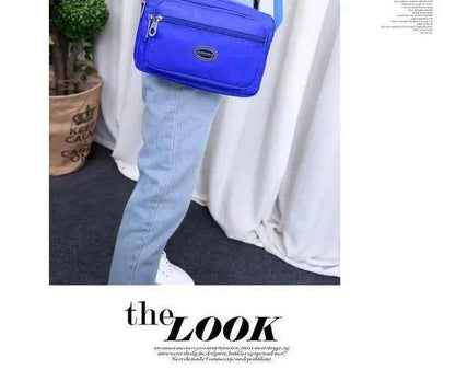 Casual Waterproof Nylon Canvas Ox Cloth Ladies oulder Bag Crossbody Bag Sport Sle Women's Handbag Soft Zipper Closure