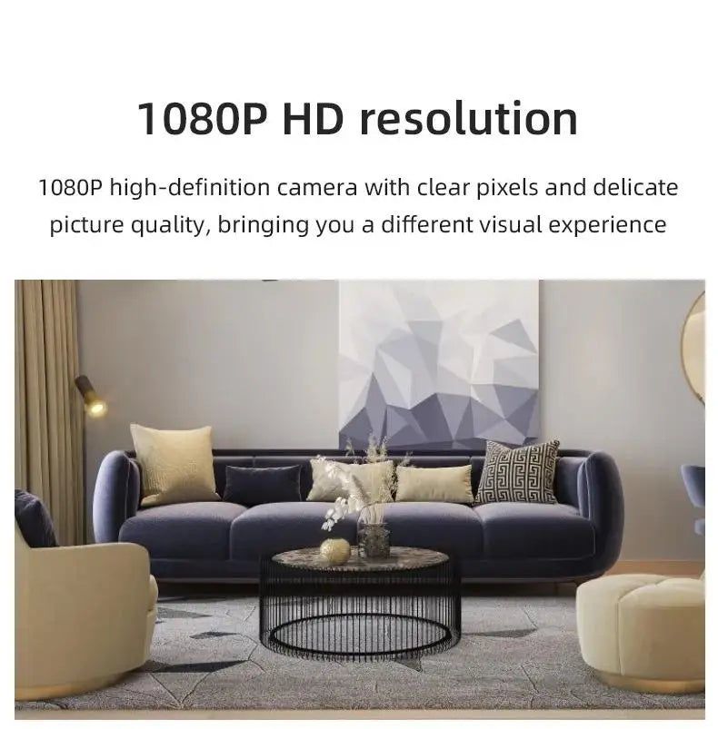 Xiaomi 4K HD Mini Camera Wireless Smart Surveillance Wifi Camera Home Remote Monitoring High-definition Night Vision 2025 New - AMULET RING STORE