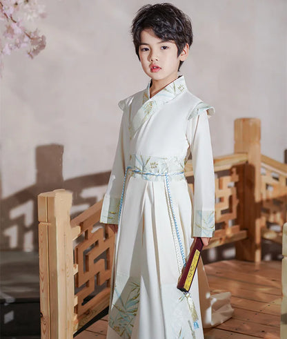 Long Sleeve Boy Hanfu Modern Dress Baby Cosplay Boys Outfit Ancient Stage Kids Clothing Vestidos Casual Children Chinese Costume