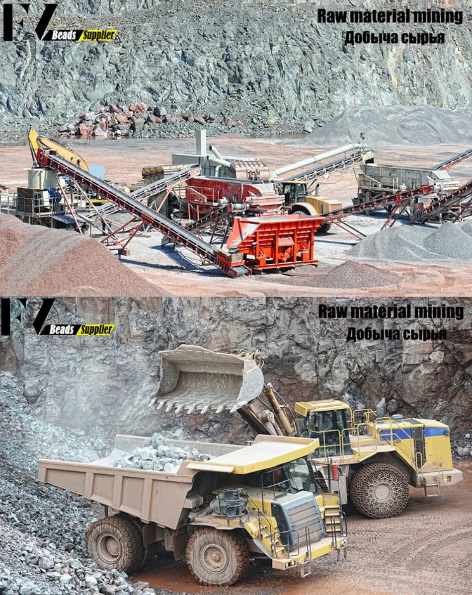 45 Styles Natural Stone Beads Amethyst Purple Jades Agate Crystal Glass Beads Jewelry Making Findings DIY Bracelet Accessories - AMULET RING STORE