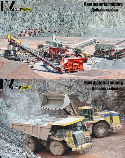 45 Styles Natural Stone Beads Amethyst Purple Jades Agate Crystal Glass Beads Jewelry Making Findings DIY Bracelet Accessories - AMULET RING STORE