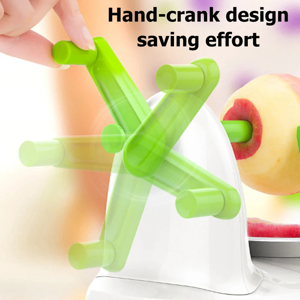 Hand-cranked Multifunction Fruit Peeler With Fruit Slicer Corer Cutter and Blades Apple Pear Kitchen Home Manual Peeler Machine - AMULET RING STORE