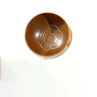 Large Tibetan Meditation Bowl Nepal Sound Quartz Bowl Yarn Saucepan Singing Shaving Copper Decorative Healing Instrument Sing - AMULET RING STORE