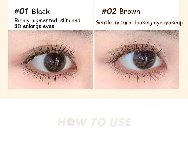 Judydoll Mascara Lash Lengthening Curling Thick Mascara Non-smudg Natural Waterproof Quick Dry Long Lasting Eye Makeup Cosmetics - AMULET RING STORE