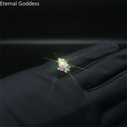 Natural Alexandrite Gemstone Ring for Women Solid 925 Sterling Silver Luxury for Engagement Bridal Gift Luxury Jewelry