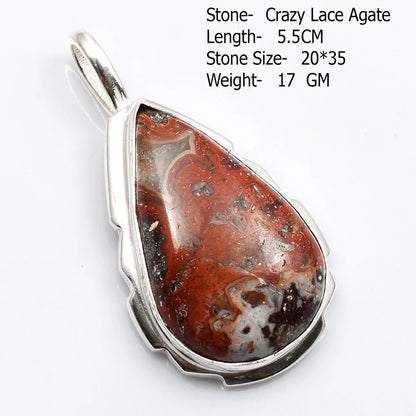 Genuine Moonstone Rose Quartz Pyrite Azurite  Pendant