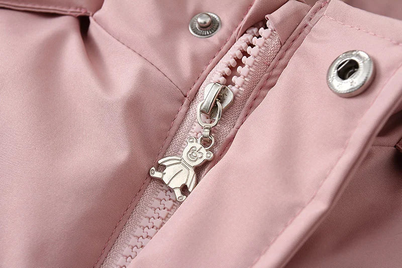 -30 Winter Baby Clothes Thicken Warm Jumpsuits Snowsuits Girl Boy Hooded Jacket Waterproof Rompers Ski Suits Kids Coat Outerwear - AMULET RING STORE