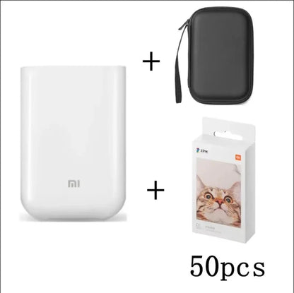 Xiaomi AR Printer 300dpi Portable Photo Mini Pocket With DIY Share 500mAh Picture Printer Pocket Printer Work With Mihome APP