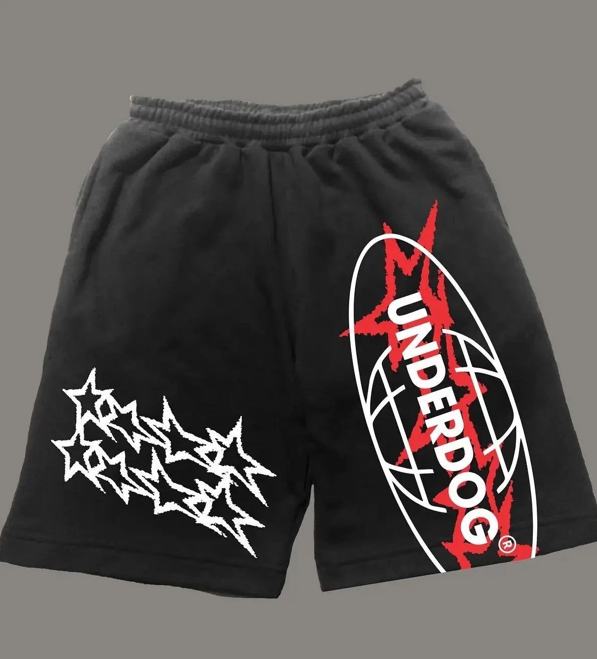 Y2K Vintage Gym Shorts Men Women Sports Low Waist Distressed Design Cotton Blend Quick Dry Athletic Wear Retro Street Style