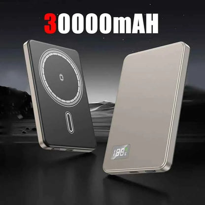 VIVO 50000mAh Portable Magnetic Wireless Power Bank PD22.5W Fast Charging External Battery for Magsafe For iPhone Samsung Xiaomi