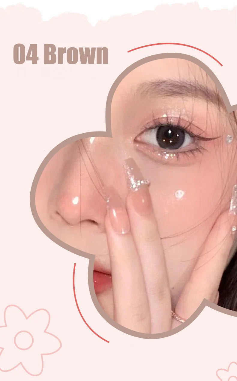 4 Colors Black Matte Liquid Eyeliner Waterproof Lasting Colorful Red Brown Quickily Drying Eyeliner Pencil Eyes Makeup Cosmetics - AMULET RING STORE