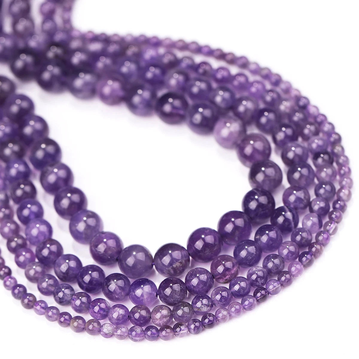 AAA Natural Stone Beads Lapis Lazuli Citrine Green Aventurine Amethyst Jasper Beads For Jewelry Making DIY Bracelet Accessories - AMULET RING STORE