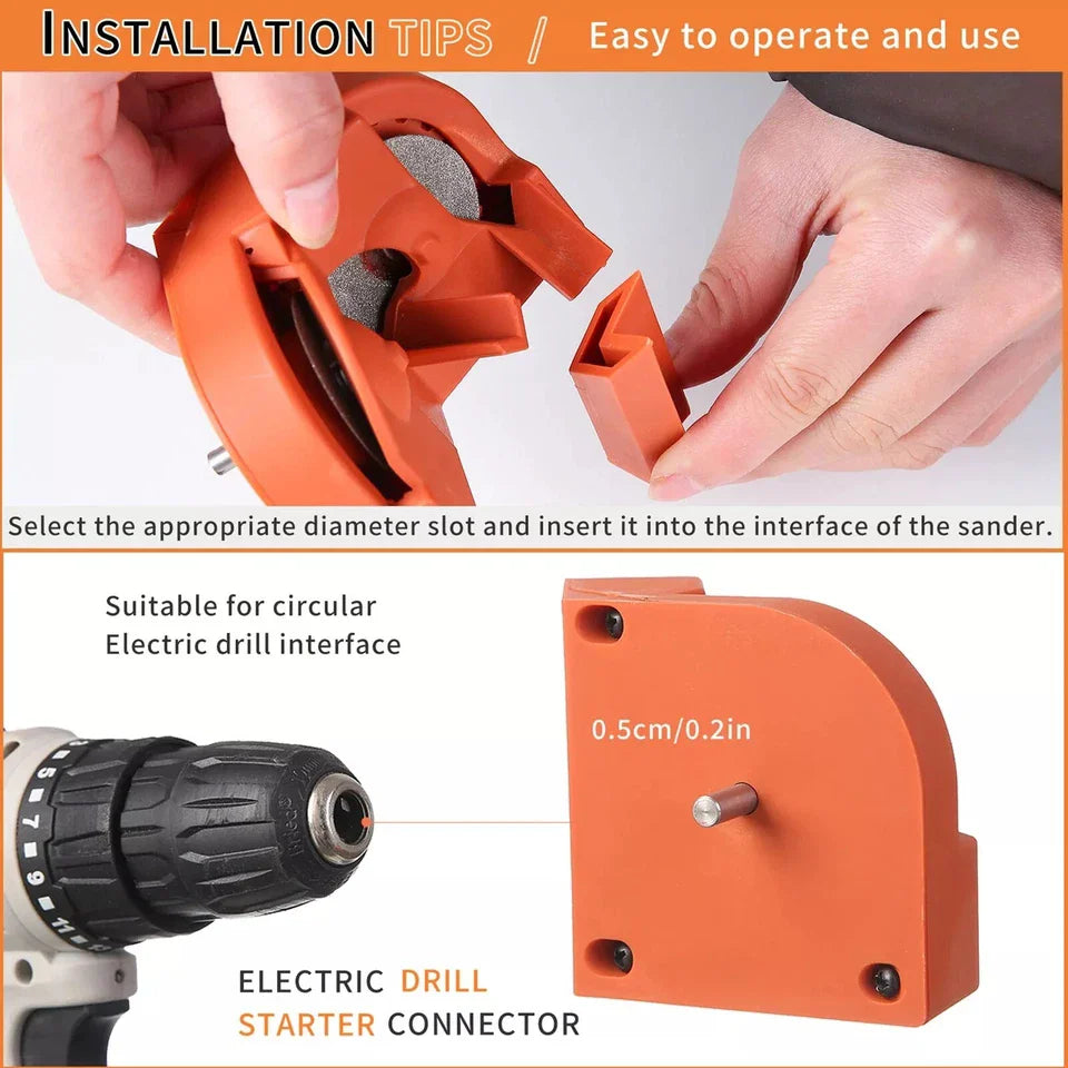 Electric Drill Bit Sharpener Multifunction Scissor/Knife Drill Sharpening Tool - AMULET RING STORE