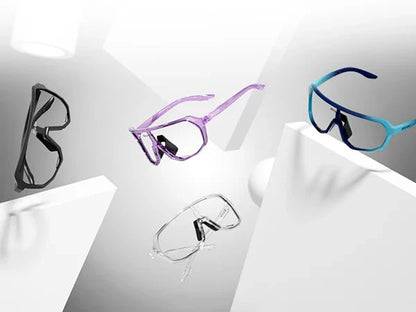 SCVCN Photochromic Cycling Glasses Men Women Clear Sports Sunglasses UV400 Protection for Cycling Running Baseball mtb