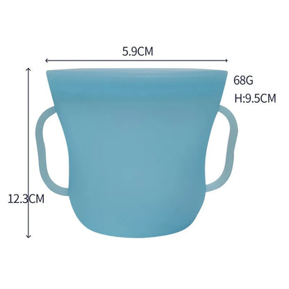 Cartoon Silicone Fresh-keeping Storage Bag,Reusable Food Grade Snack Bags for Children,Zipper Bag,Eco-Friendly,Leakproof - AMULET RING STORE