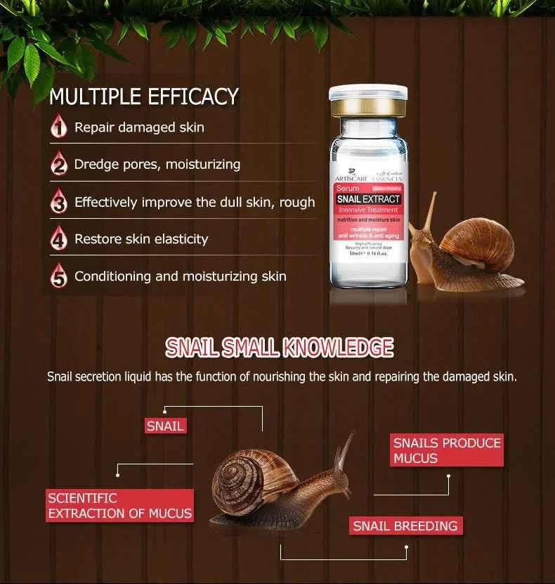 ARTISCARE Serum for Face 8pcs/Lot for Moisturizing Hyaluron Acid Vitamain C Six Peptide Q10 VC Facial Essence Skin Care