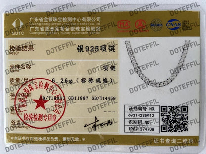 Men's 925 Sterling Silver Necklace 2/4/6/8/10/12MM 40-75cm Face Chain Necklace Lobster Clasp Men And Women Engagement Jewelry - AMULET RING STORE