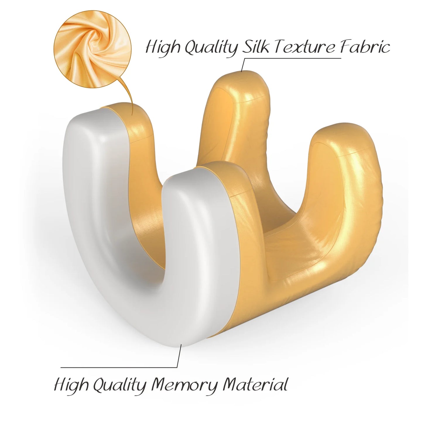 Memory Foam Face Relaxed Wrinkle Prevention Anti Aging Anti Wrinkle Beauty Bed Pillow - AMULET RING STORE