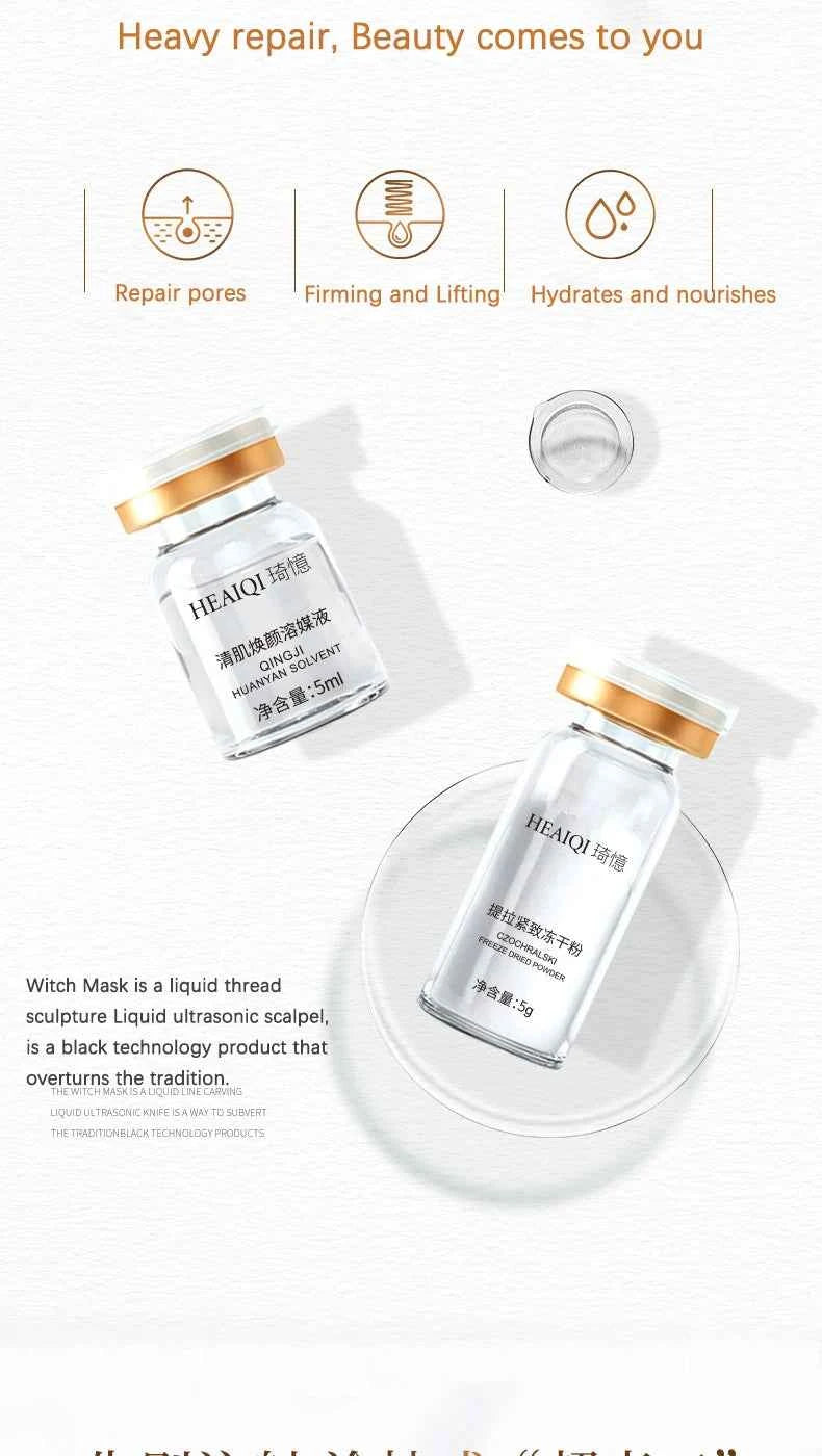 Collagen Hyaluronic Acid Face Mask DIY Hyaluronic acid V Face Lifting Firming Whitening Mask Fine Lines Anti-wrinkle Skin Care