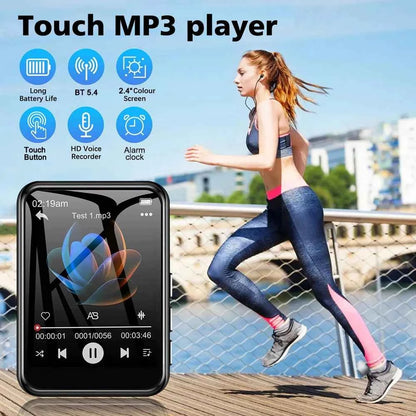 128GB HiFi MP3 Player with Bluetooth 5.4, Speaker & Touch Screen