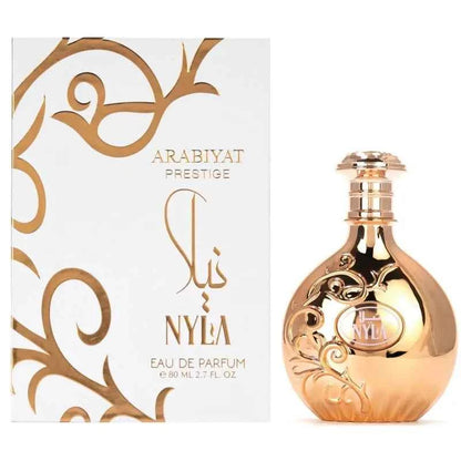 ARABIYAT Nyla Eau De Parfum Spray for Unisex 80ml Original Arab Perfumes Lasting Wood  Pheromones Perfume Cologne Makeup Present